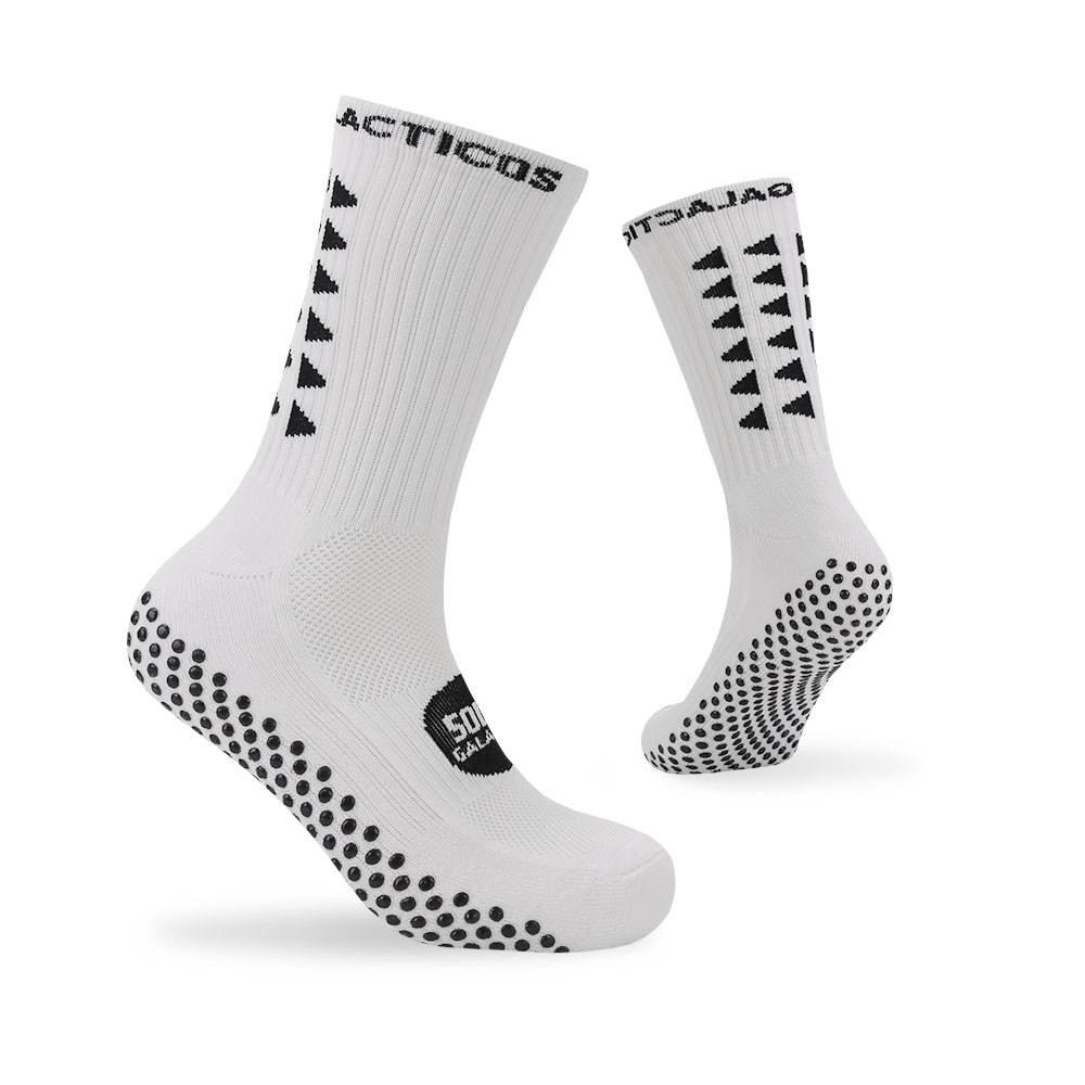 Custom Logo Terry Cotton Grip Socks Football Athletic Made Anti Slip Sport Football Socks