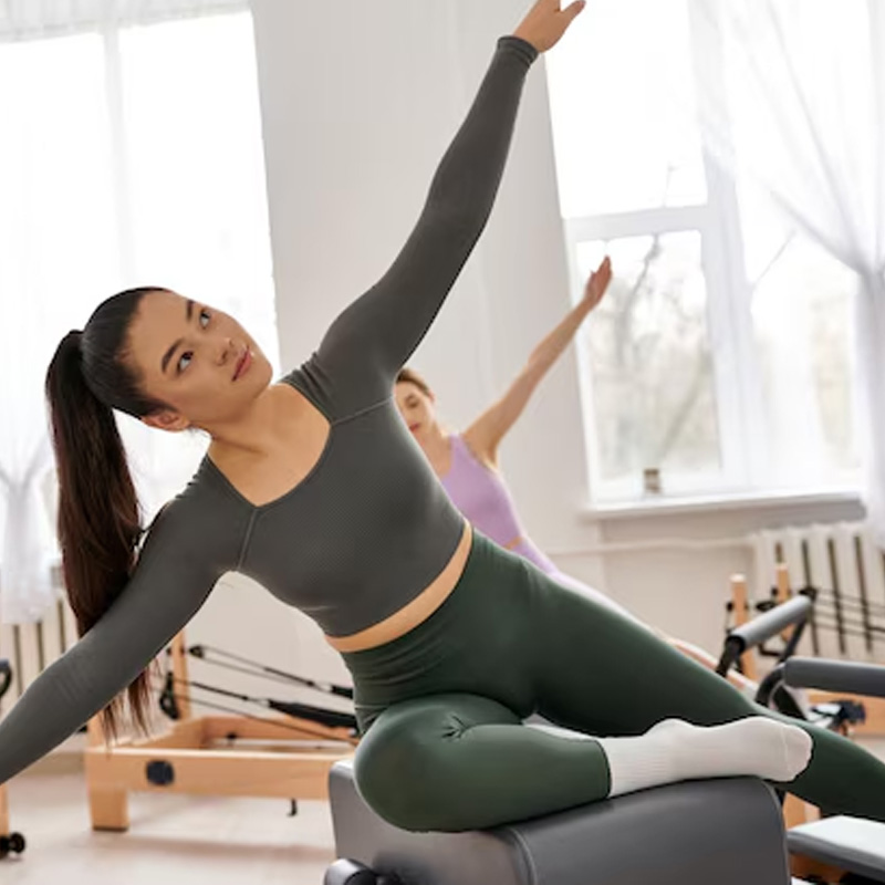 Non-slip socks-the invisible assistant in Pilates practice