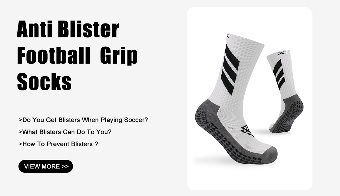 Anti Blister Football Grip Socks