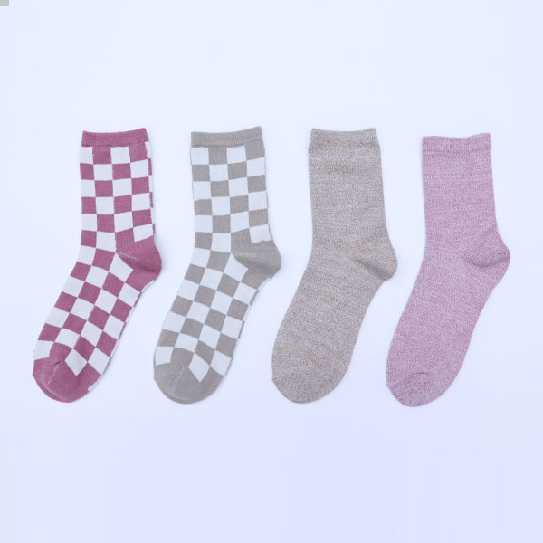 Trend Women Checkerboard Socks