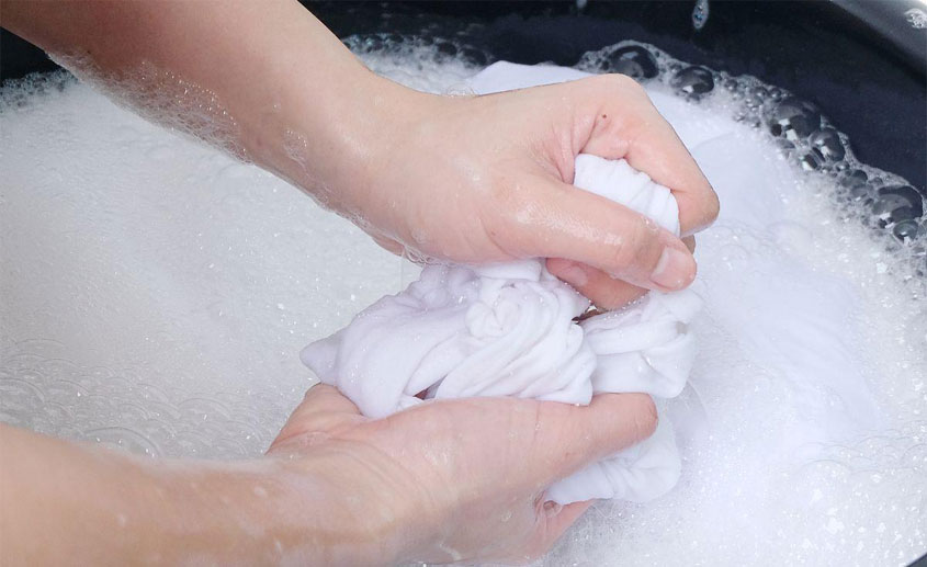 Custom Pilates Grip Socks For Zara - sock washing test