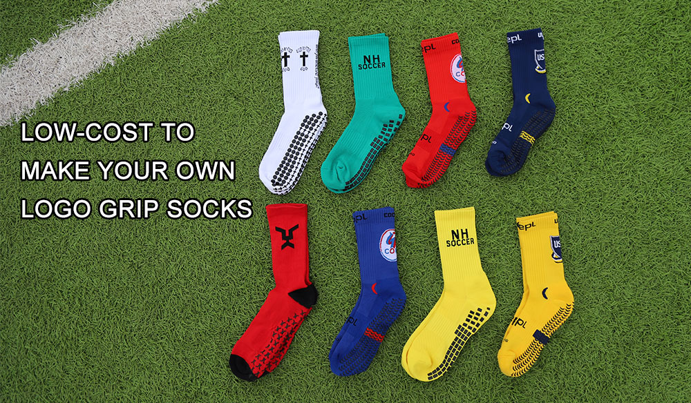 Low-cost to Make Your Own Logo Grip Socks